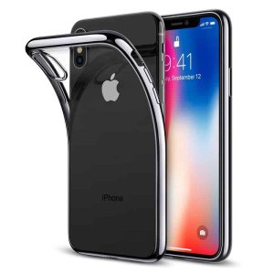 Genomskinligt Slimmat iPhone X/Xs Skal Transparent TPU