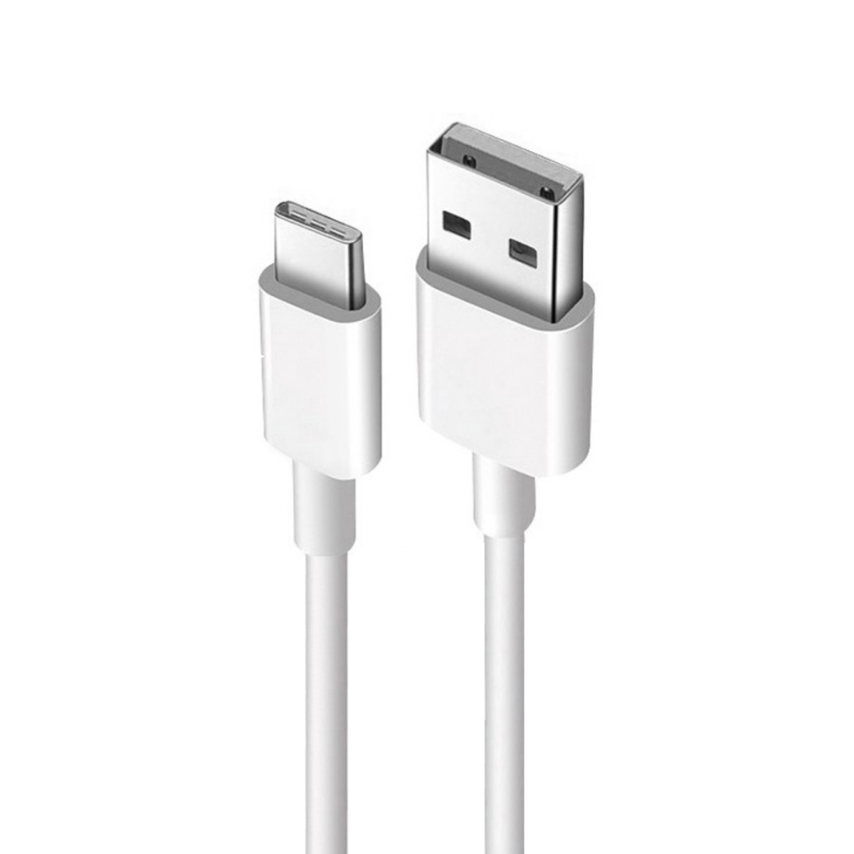 Extra Lång USB till USB-C Quick Charge Kabel Vit 1.2 meter - Bild 4