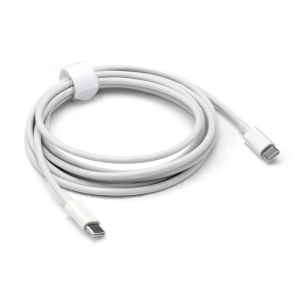 USB-C till USB-C Quick Charge 100W Kabel Vit 2 meter