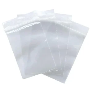 100 stycken 5.7×7.6 cm Ziplock / Blixtlåspåsar Genomskinliga