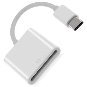 USB-C till SD Kortläsare Vit – SD Card Reader