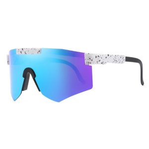 Polariserade Sportsolglasögon Galaxy White (C10)