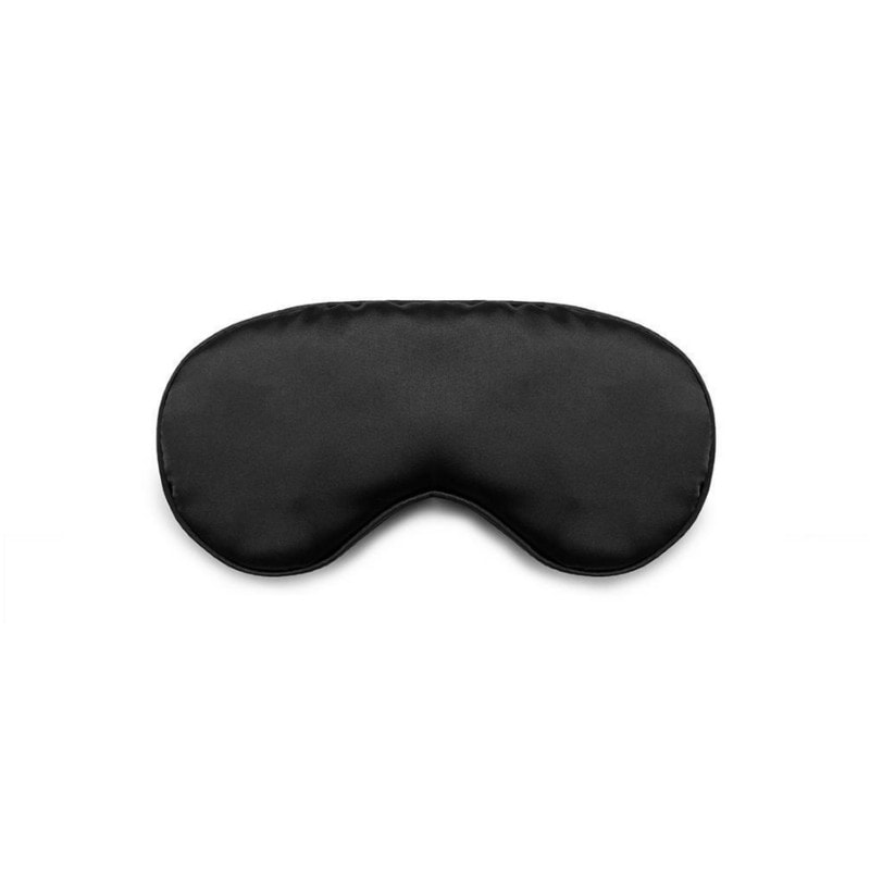 Lyxig Sovmask i Silke – Svart
