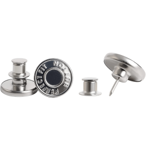 Sy-fri Byxknapp – Perfect Fit – Justera Storlek Silver