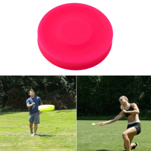 Mini Frisbee – Pocket Disk – Kasta Över 60 Meter – Rosa