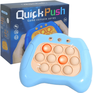 Pop-it Spel / Handkontroll – Quick Push Games Ljusblå