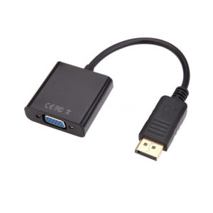 Displayport till VGA Kabel Adapter – Överför Enkelt – Svart