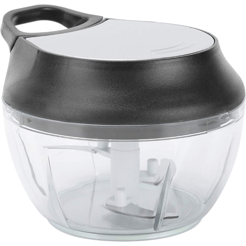 Grönsakshackare med Snöre – Dicer med Dragfunktion 500 ml Svart