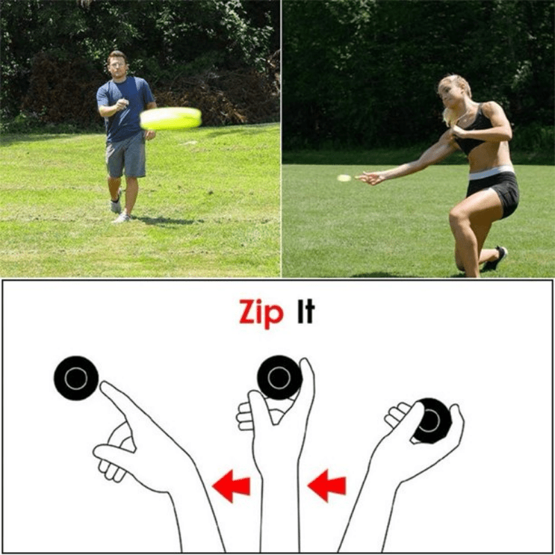Mini Frisbee – Pocket Disk – Kasta Över 60 Meter – Vit - Bild 6