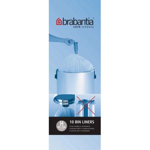 Avfallspåse 246784  50 liter vit a 10 påsar/krt