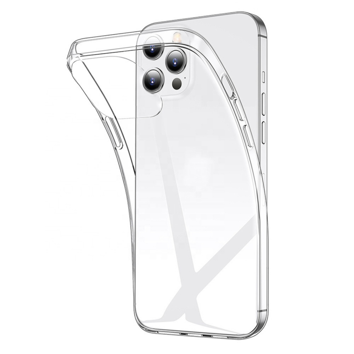 iPhone 15 Pro Skal – Genomskinligt Skal Transparent TPU - Bild 3