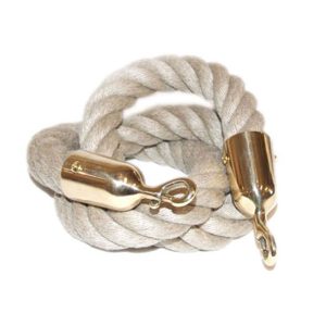 Narur hampa rep ø 38mm 1,5 m m/messing krokar