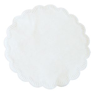 Arctic Glasunderlägg vit Ø90mm 1500 st/krt