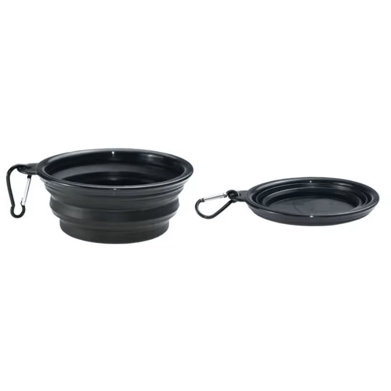 Hundskål – Hopfällbar och Portabel 650 ml Svart - Bild 3