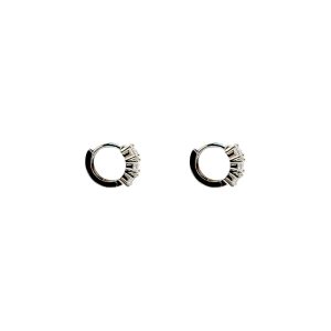 Pipol Carissa Chrystal Earring Silvery Clear