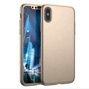 360 Pansarskal för iPhone X/Xs Guld