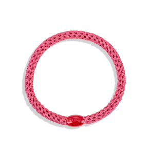 Kknekki Hårsnodd Mörk Rosa