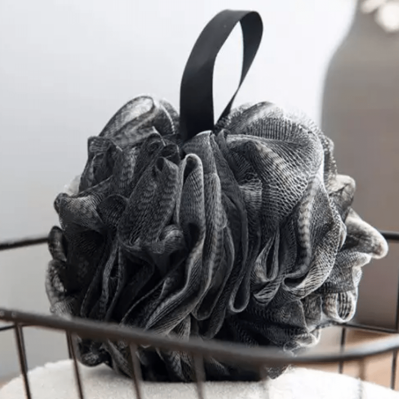 Exklusiv Duschboll – Exfolierande Duschpuff Peeling Charcoal - Bild 4