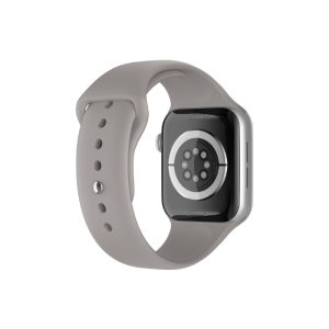 Armband i Silikon för Apple Watch 42/44/45 mm Grå S
