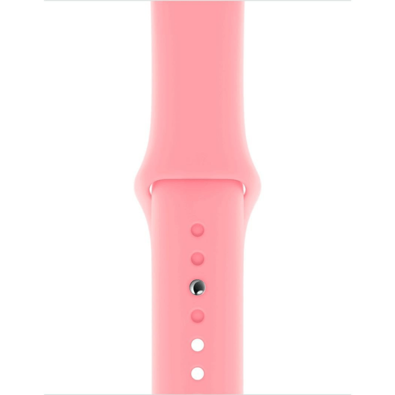 Armband i Silikon för Apple Watch 42/44/45 mm Rosa S - Bild 3