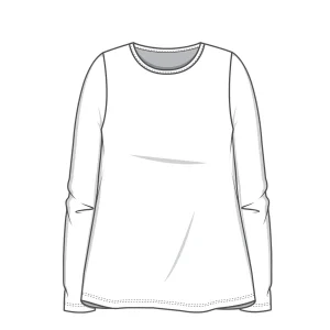 4304 T-shirt - A-line med lång ärm