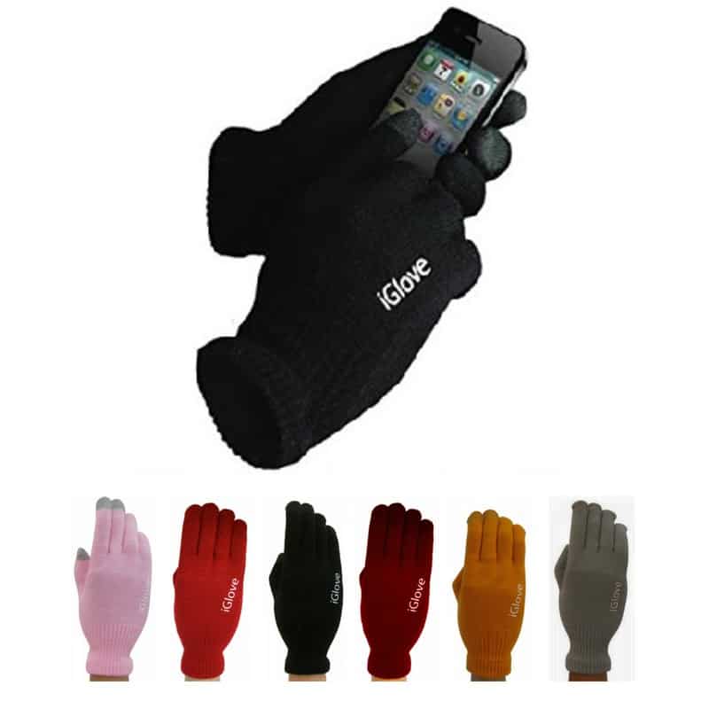 iGloves – Touchvantar / Touchhandskar Vinröd - Bild 3