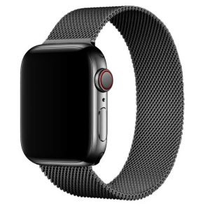 Apple Watch 38 / 40 mm Milanese Loop Metall Armband Svart