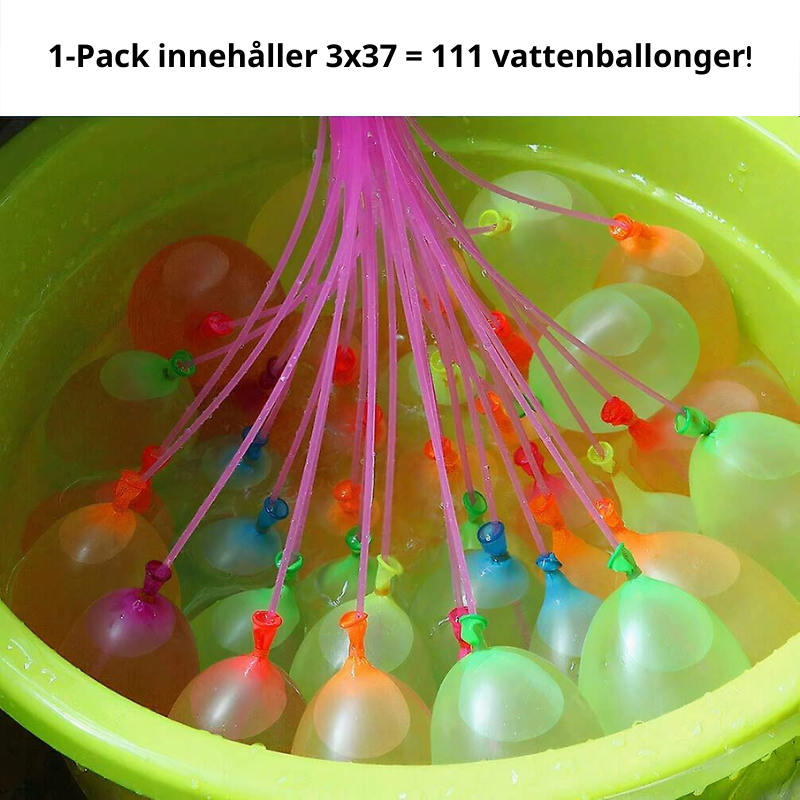 Vattenballonger – Automatisk Fyllning 100 st - Bild 2