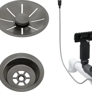 BLANCO Infino Rörset Enkel med Popup – Satin Dark Steel