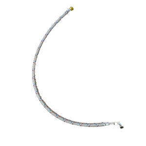 1/2″ Flexibel installationsslang 100 cm UTV / INV med lekande mutter i vinkel
