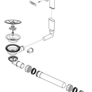 BLANCO Rörset 1×3,5″ InFino