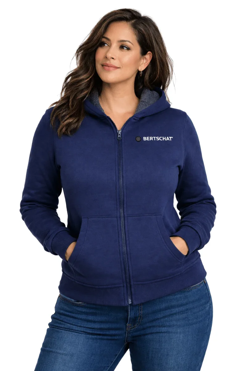 Uppvärmda Hoodie PRO | Dam - Marinblå - Bild 2