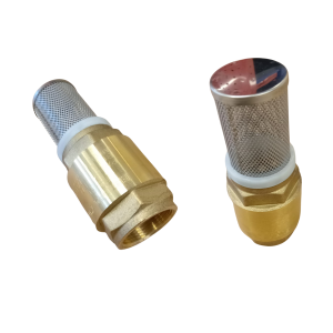 1 1/4″ bottenventil med rostfritt sil
