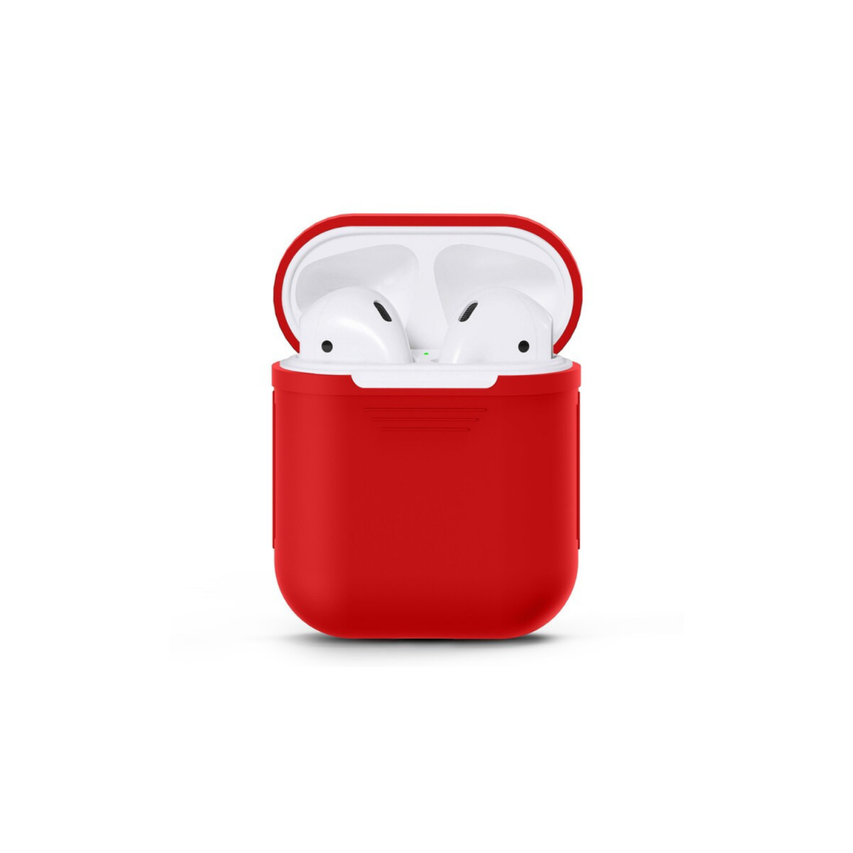 Snyggt Silikonfodral för Airpods Skal Röd - Bild 2
