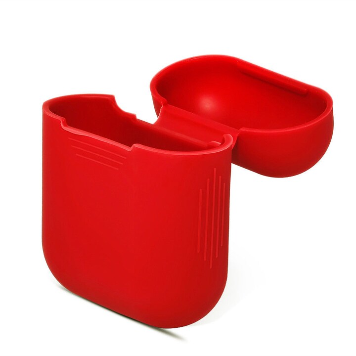 Snyggt Silikonfodral för Airpods Skal Röd - Bild 4