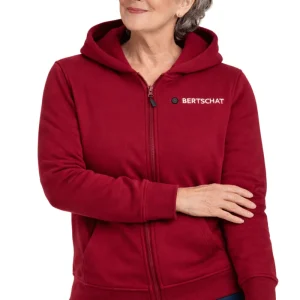 Uppvärmda Hoodie PRO |  Dam - Bourgogne