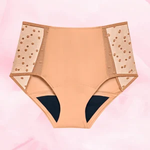 High Waist Dots Måttlig Mens Menstrosa