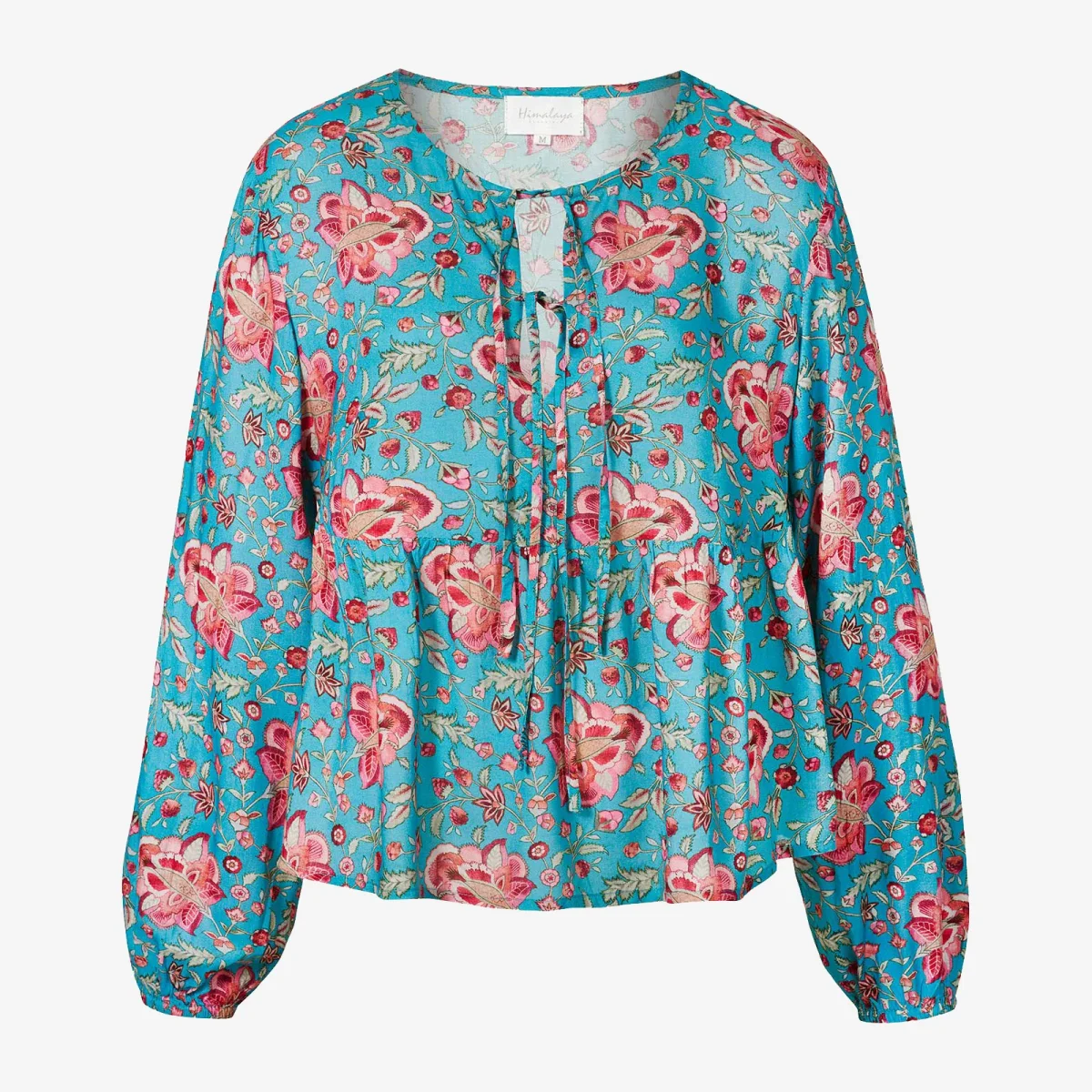 Blommig blus i modal - Vintage Flower | Himalaya - Bild 2