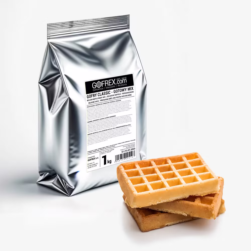 Färdig smet för klassiska sockerkaks-våfflor 1 kg