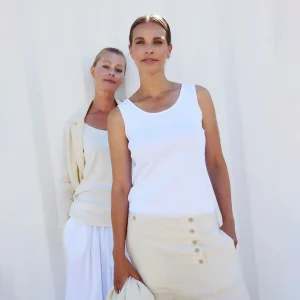 Linne 100% bomull – White