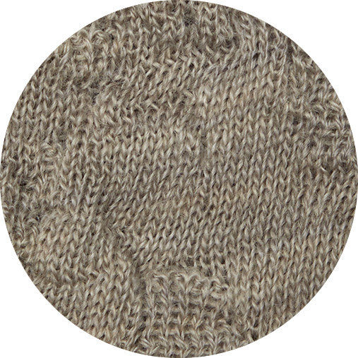 Oversize tröja med trekvartsärm 4506 - merino bubble wool - Bild 8
