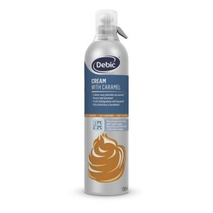 Karamellsmaksatt vispgrädde Debic 700 ml