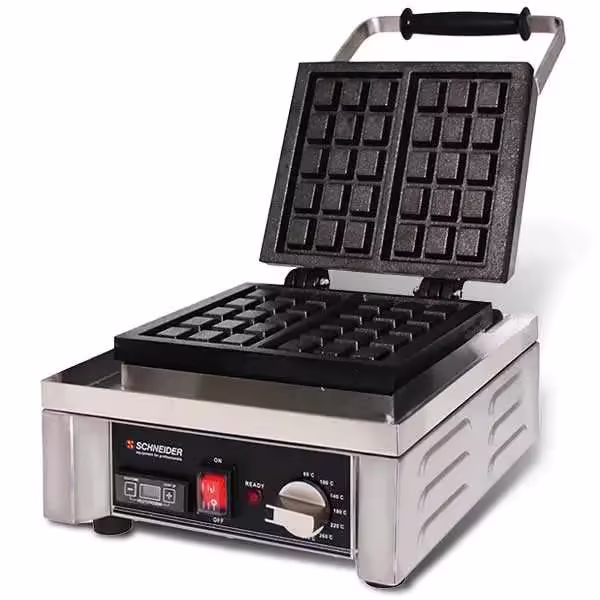 Professionell våffeljärn Schneider Belgian 1600W