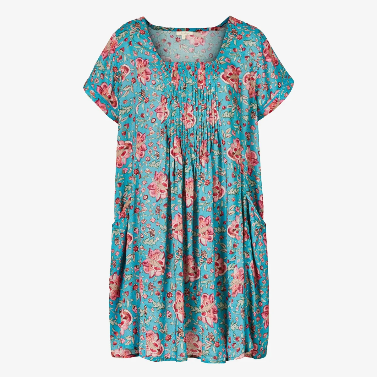 Blommig tunika i modal - Vintage Flower | Himalaya - Bild 2