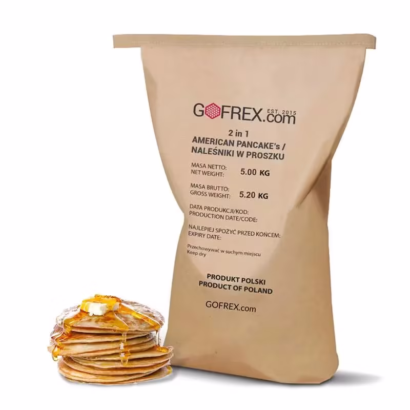 Färdig blandning för smet 2 i 1 Pannkakor & Amerikanska pannkakor 5 kg - Bild 3