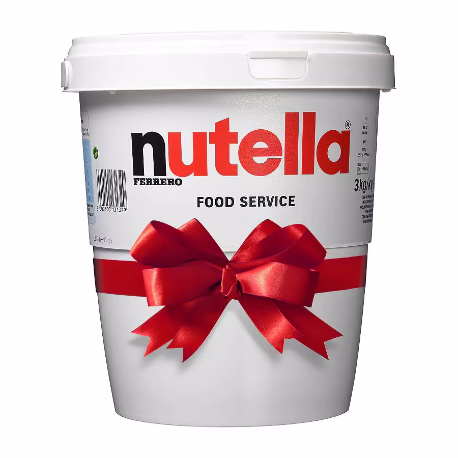 Stor Nutella 3 kg | Hink med Originalkräm