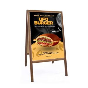 Reklam ”UFO Burger” – Affisch i formatet B2